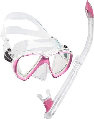 Cressi Maskenset Ranger + Tao Clear/Pink