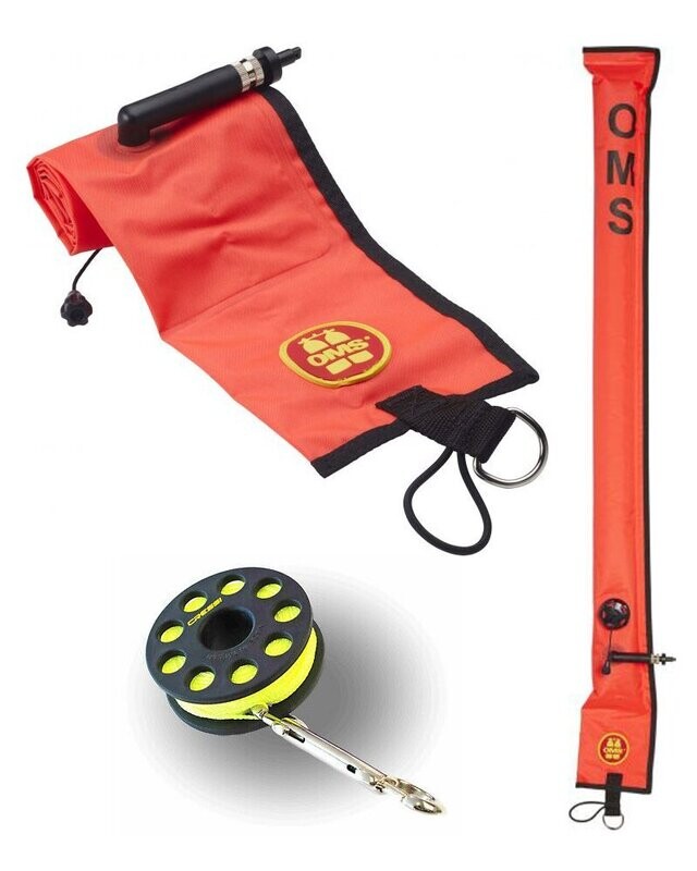 Cressi Fingerspool + OMS Alert Marker