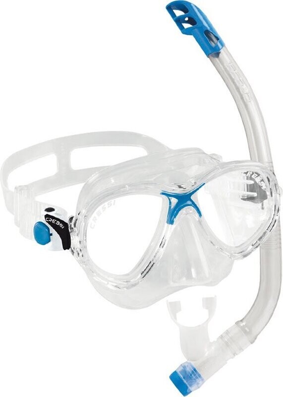 Cressi Marea VIP Junior Maskenset | Clear/Blue Cressi Marea VIP Junior Maskenset | Clear/Blue