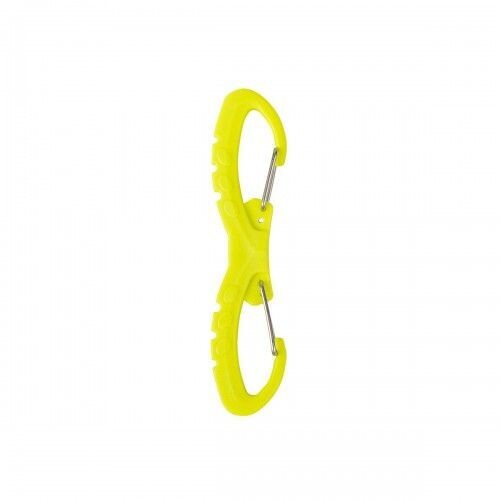 Doppelkarabiner Kunststoff Gelb (Double-Ender) Doppelkarabiner Kunststoff Gelb (Double-Ender)
