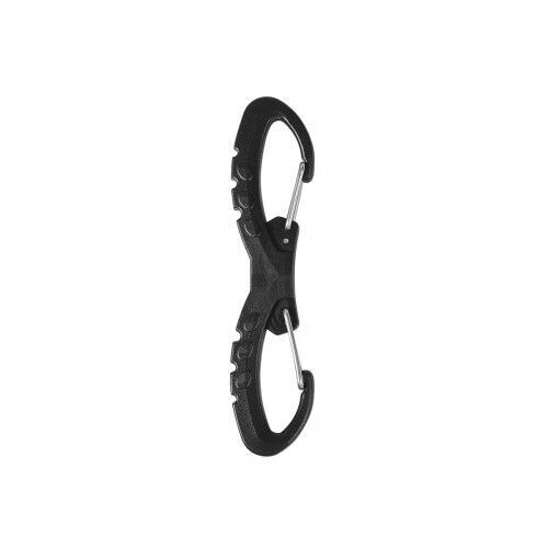 Doppelkarabiner Kunststoff Schwarz (Double-Ender) Doppelkarabiner Kunststoff Schwarz (Double-Ender)