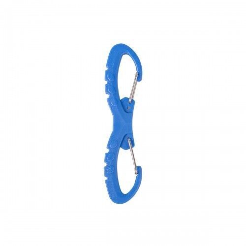 Doppelkarabiner Kunststoff Blau (Double-Ender) Doppelkarabiner Kunststoff Blau (Double-Ender)