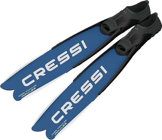 Gara Modular Impulse Apnoeflossen | Blue Metal | White | Black