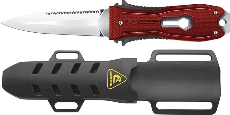 Cressi Tauchmesser Lizard Red