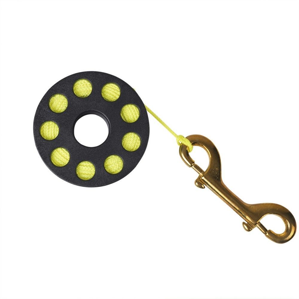 Finger Spool 20 m Schwarz/Gelb Finger Spool 20 m Schwarz/Gelb