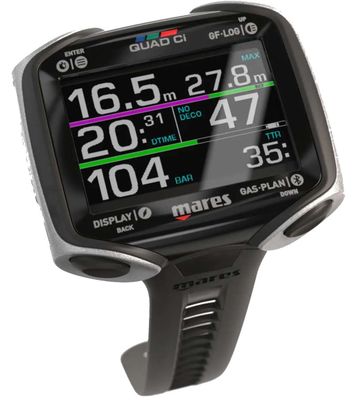 Mares Tauchcomputer Quad Ci Gasintegriert