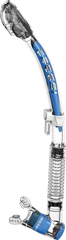 Itaca Ultra Dry Ventilschnorchel Clear/Blue Metal