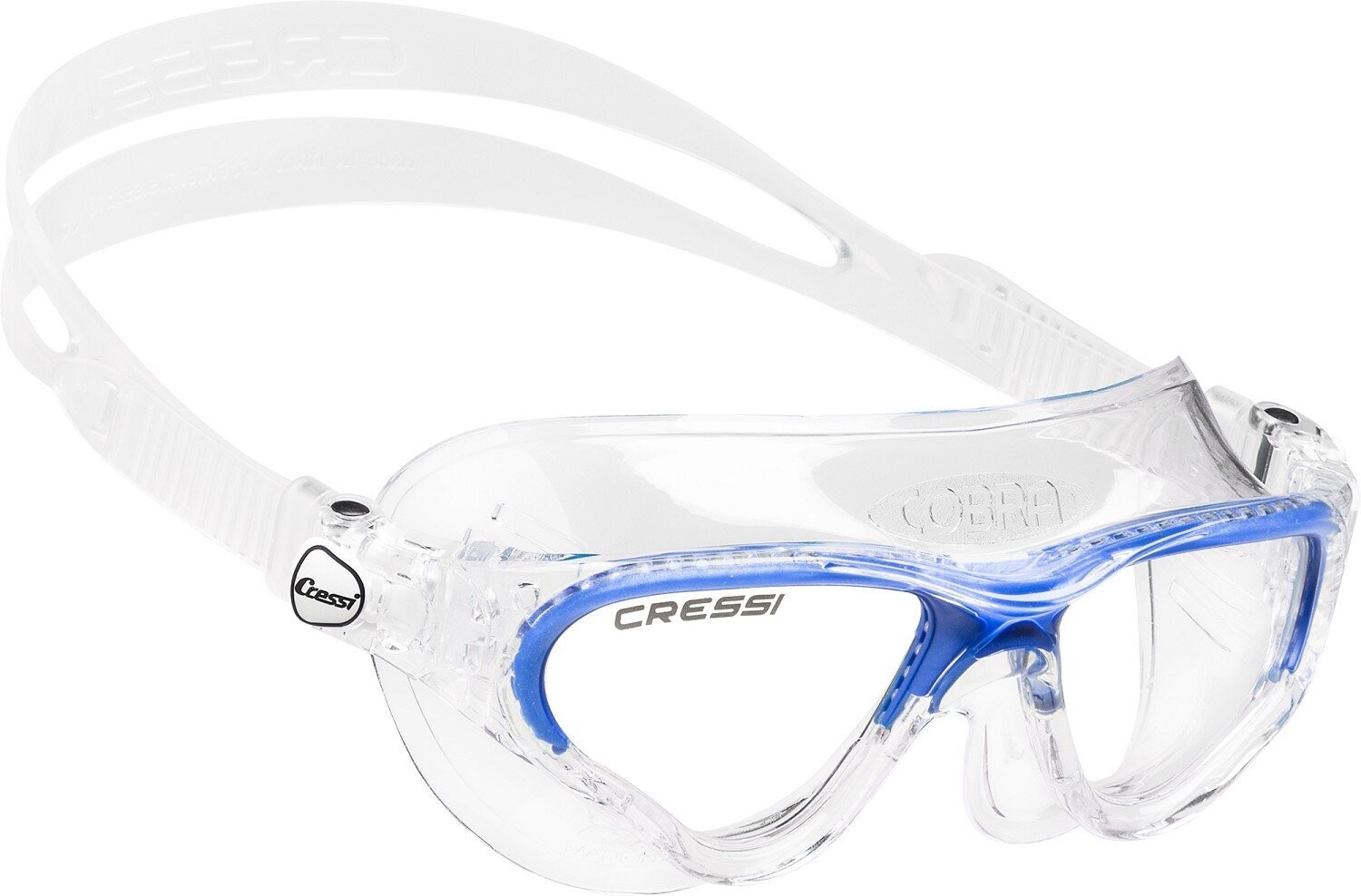 Cressi Schwimmbrille Cobra Clear/Blue