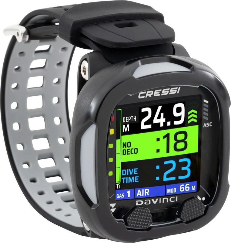 Cressi Tauchcomputer DaVinci Black/Grey Cressi Tauchcomputer DaVinci Black/Grey