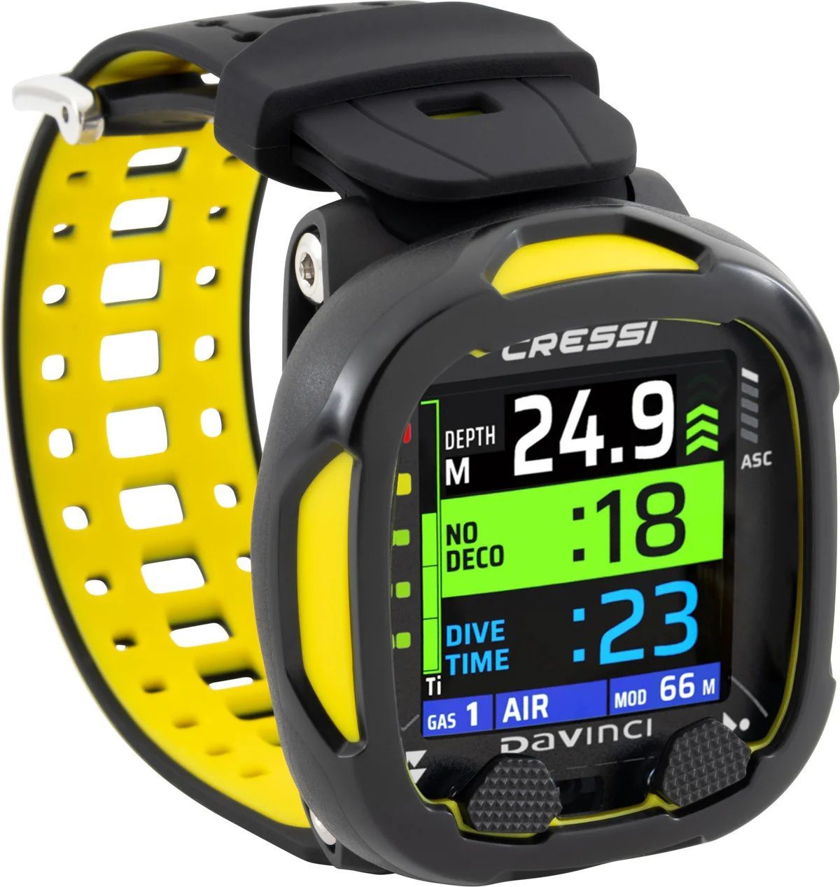 Cressi Tauchcomputer DaVinci Black/Yellow