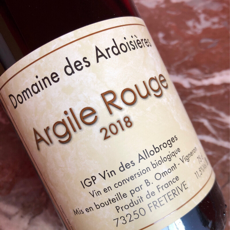 Les Ardoisières Argile Rouge 2018