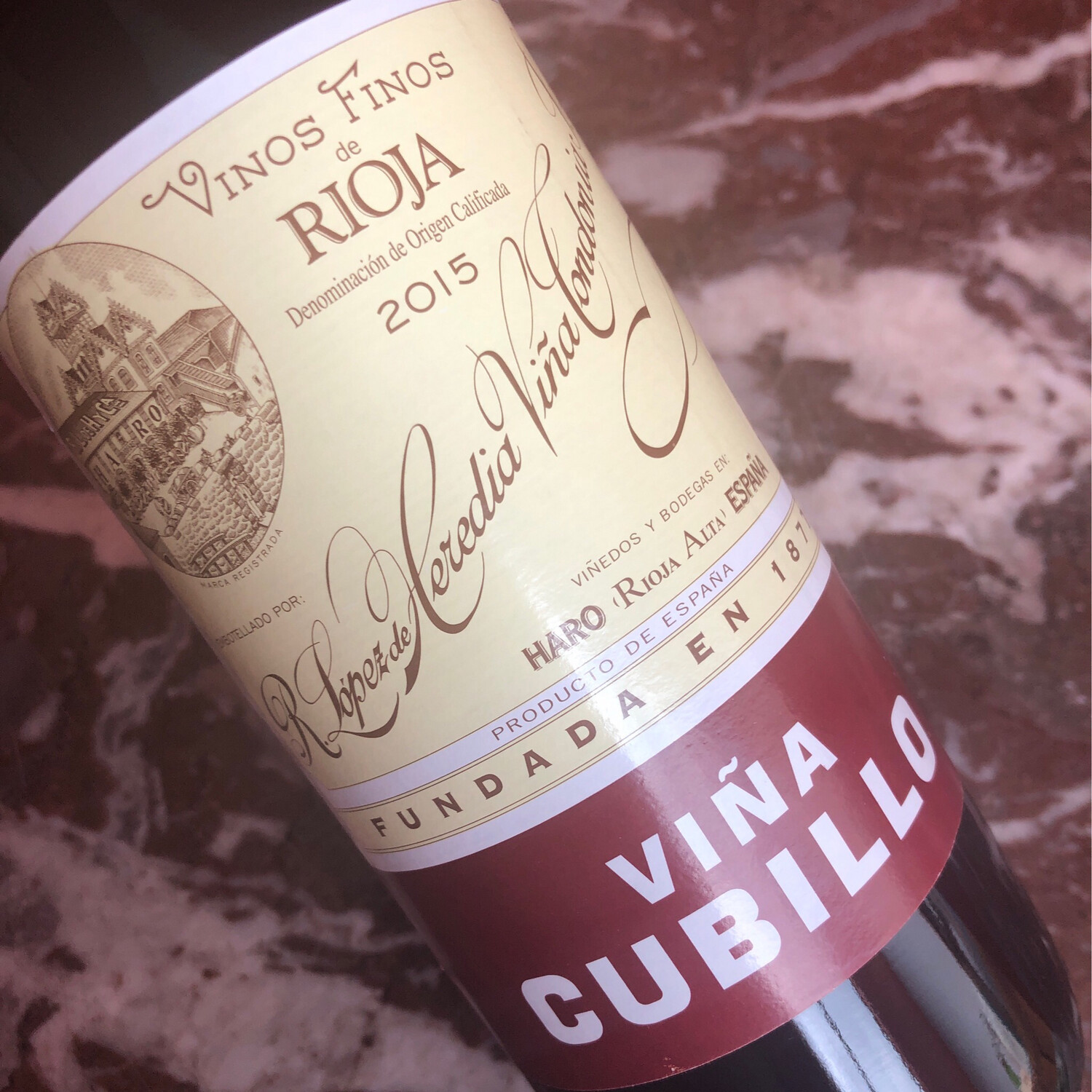 Lopez de Heredia Viña Cubillo 2015