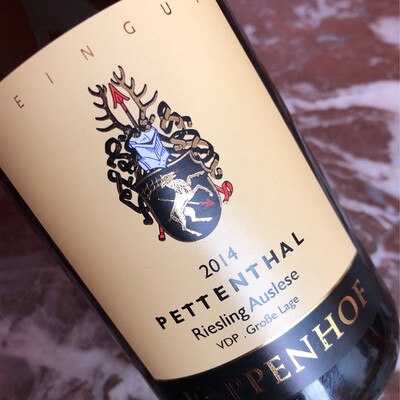 Rappenhof, Rheinhessen, Pettenthal Auslese 2014 Rappenhof, Rheinhessen, Pettenthal Auslese 2014