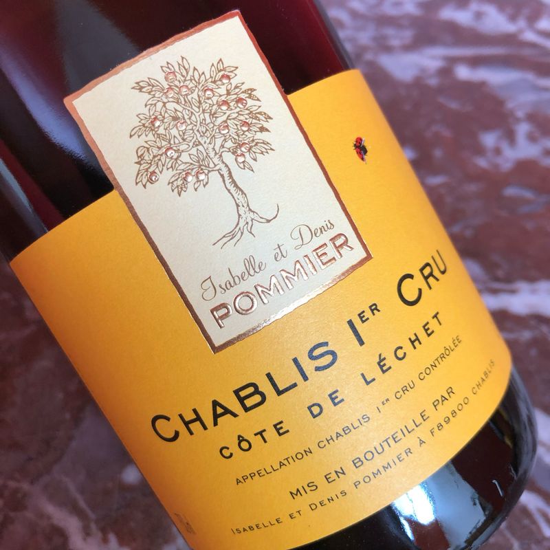 Denis Pommier, Chablis 1er cru, Côte de Léchet 2022