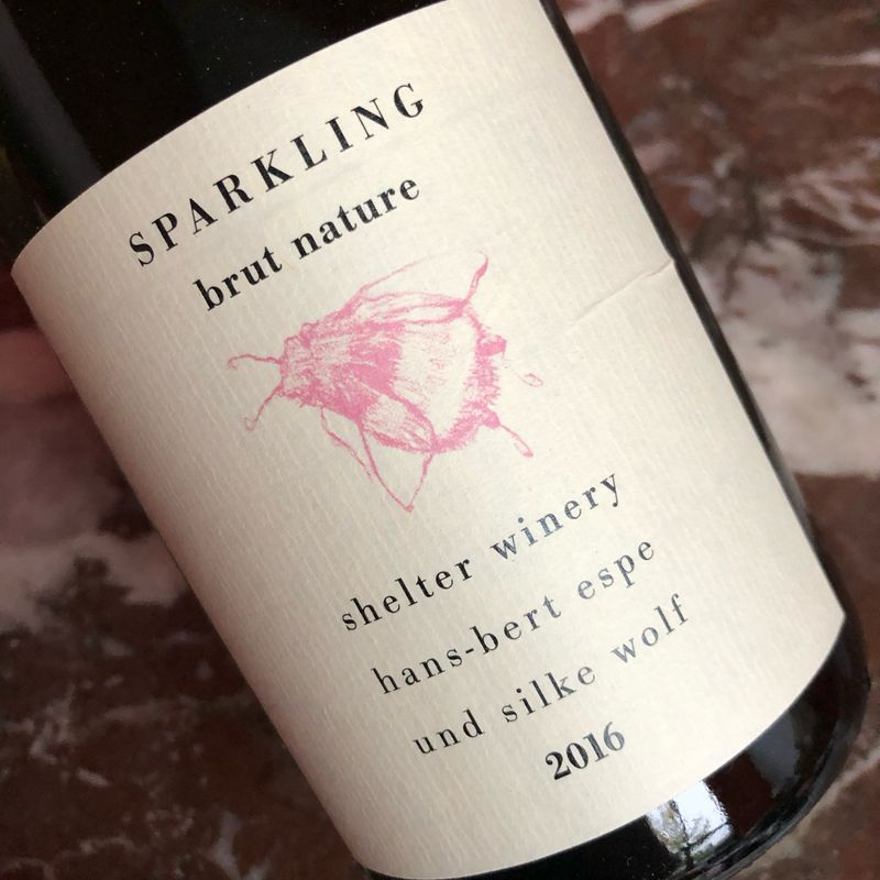 Shelter Winery, Sparkling Brut Nature 2016