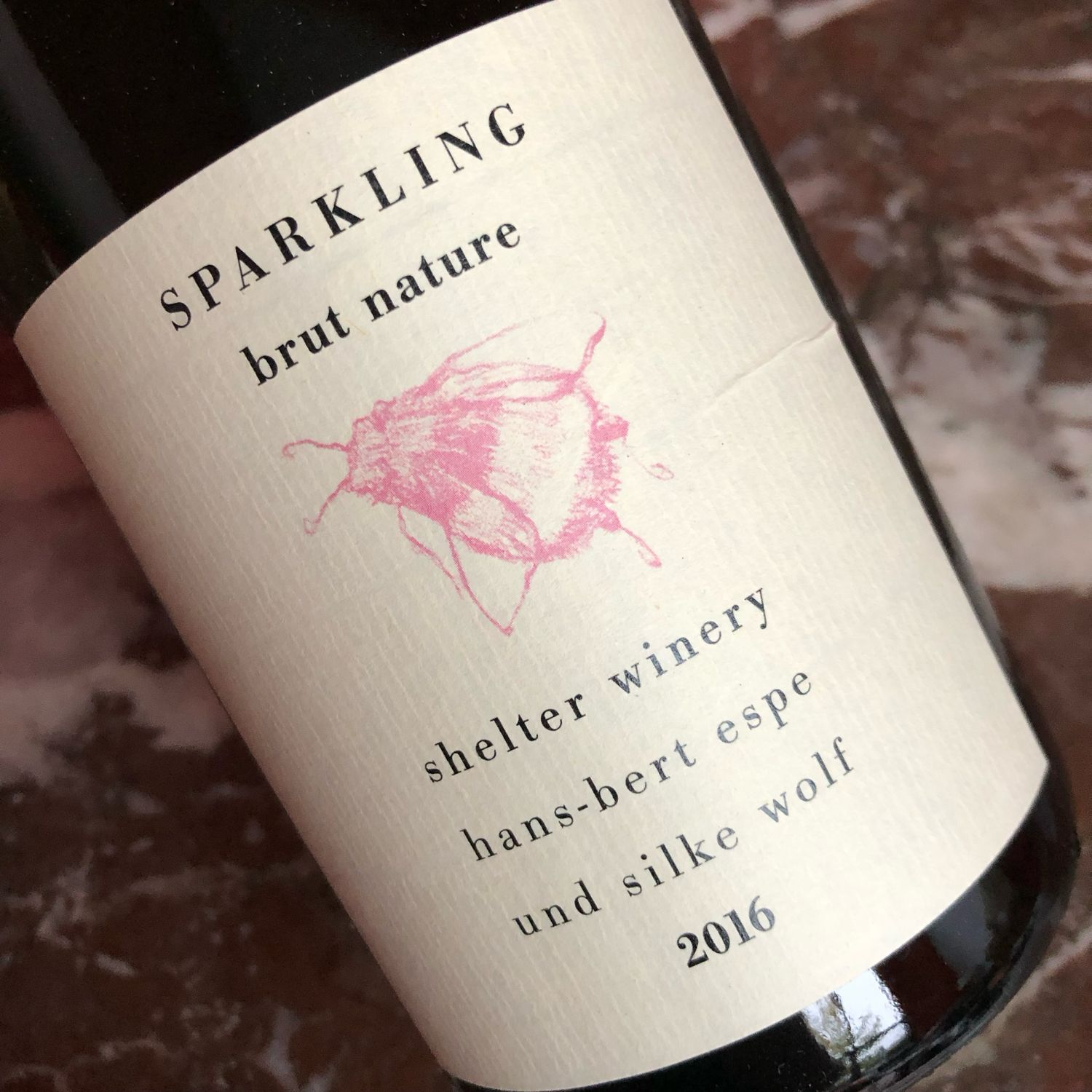Shelter Winery, Sparkling Brut Nature 2016