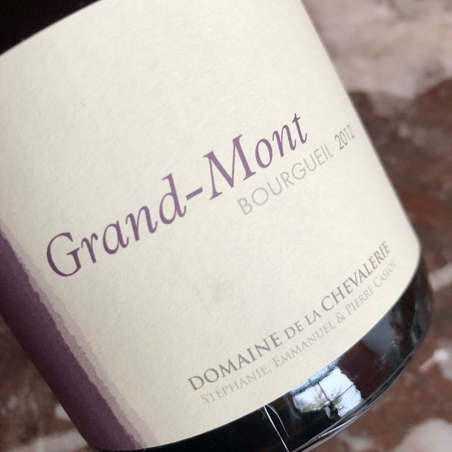 La Chevalerie, Bourgueil, Grand-Mont 2012