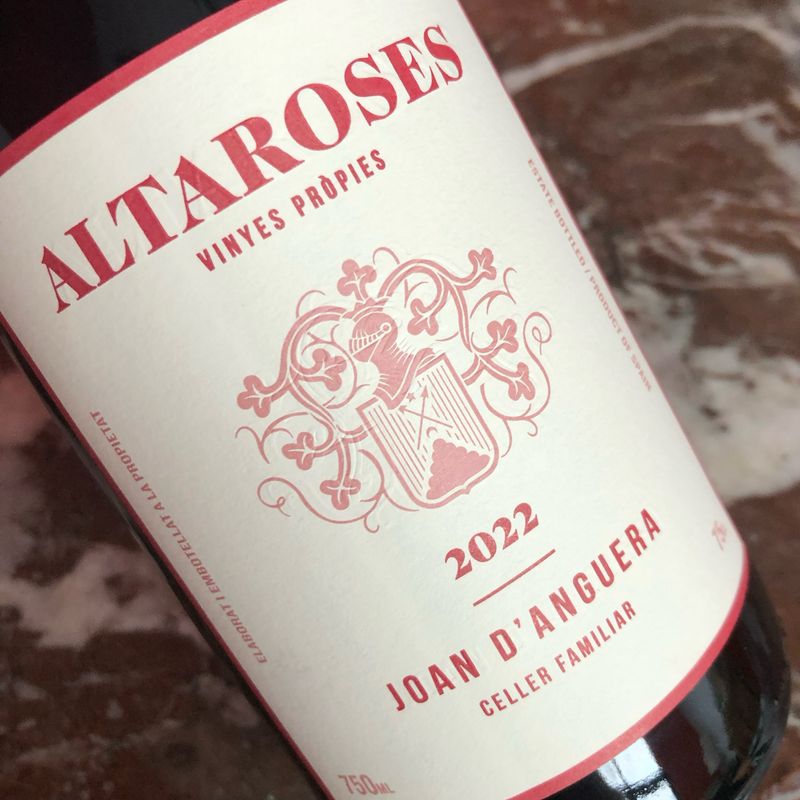 Cellers Joan d&#39;Anguera, Altaroses 2022