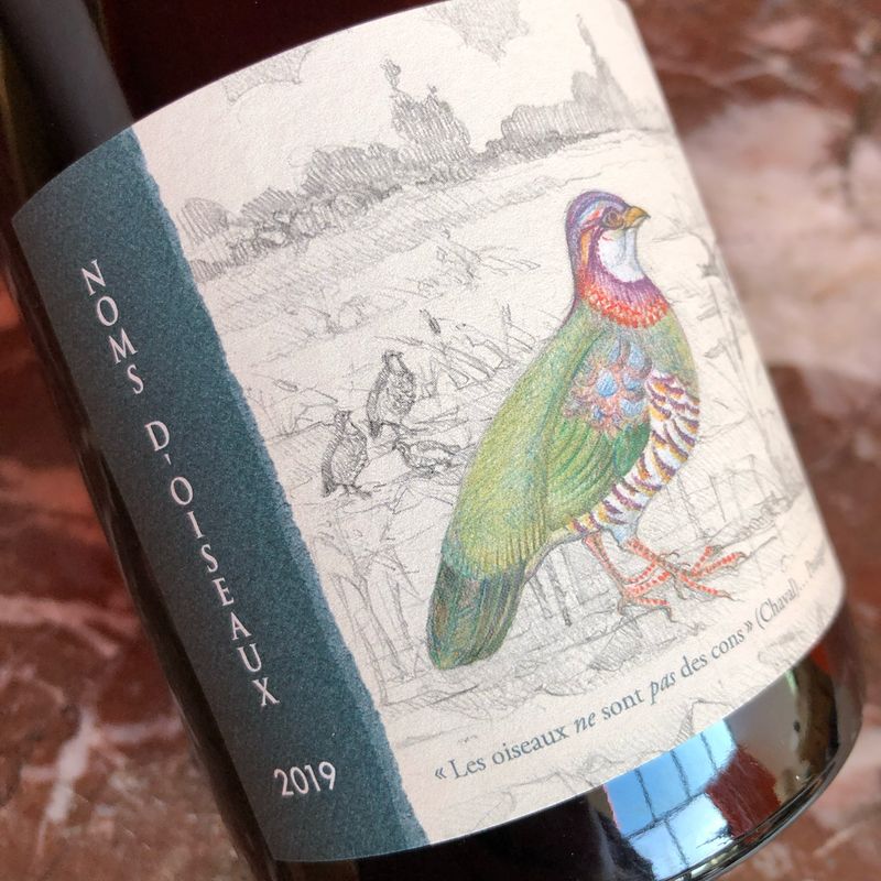 Domaine de la Chevalerie, Bourgueil, Noms d&#39;Oiseaux 2019
