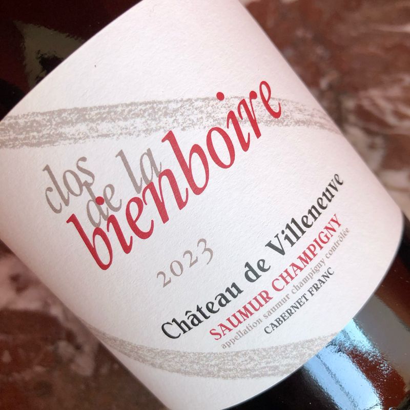 Château de Villeneuve, Saumur-Champigny, Clos de la Bienboire 2023