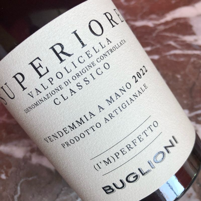 Buglioni, Valpolicella Classico Superiore, Imperfetto 2022
