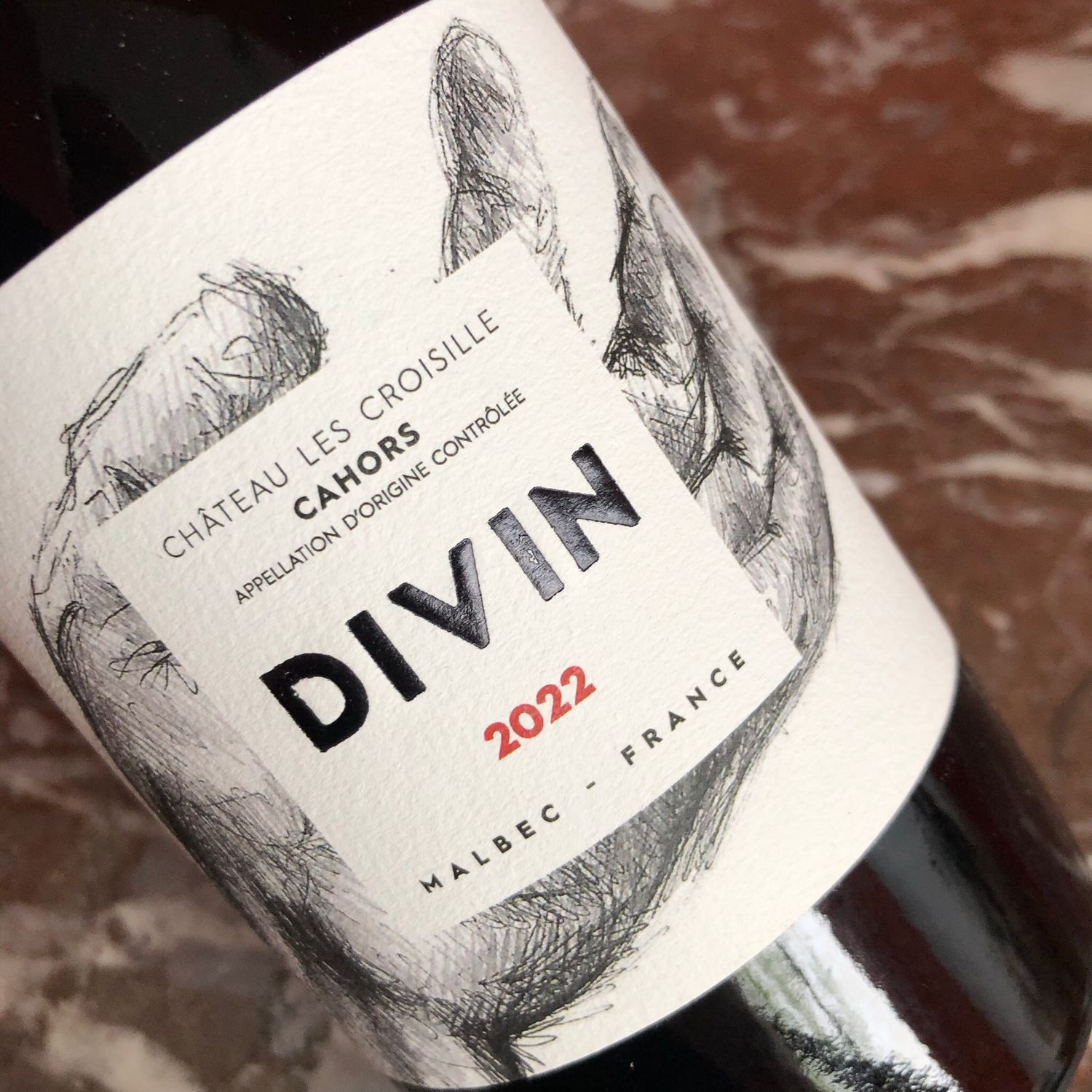 Château Les Croisille, Cahors, Divin 2022