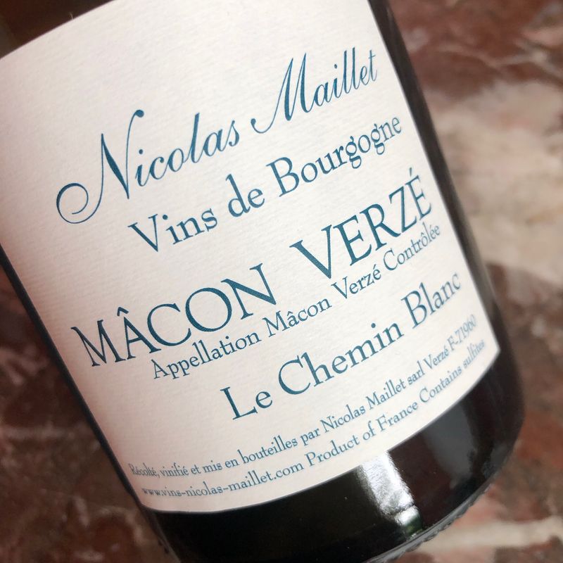Nicolas Maillet, Mâcon-Verzé, Le Chemin Blanc 2023