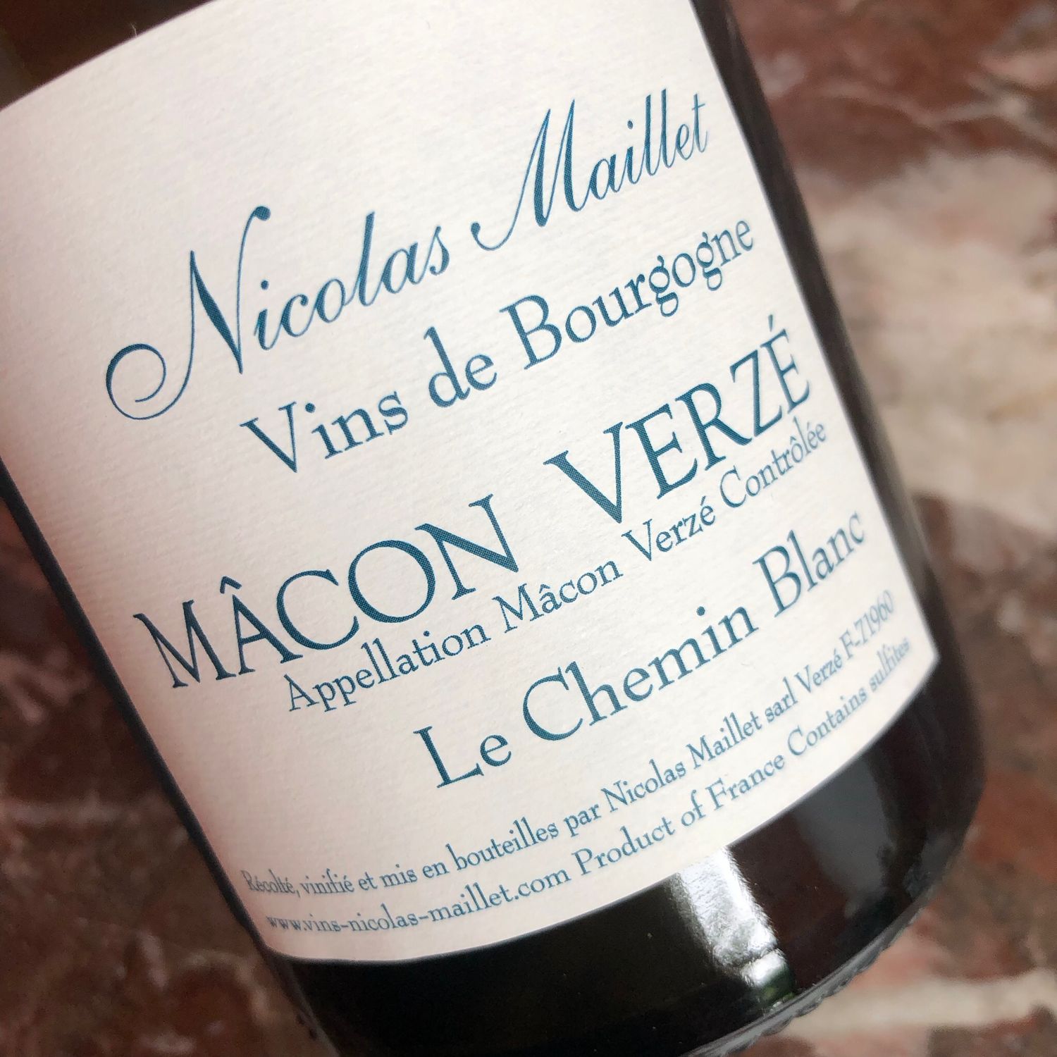 Nicolas Maillet, Mâcon-Verzé, Le Chemin Blanc 2023