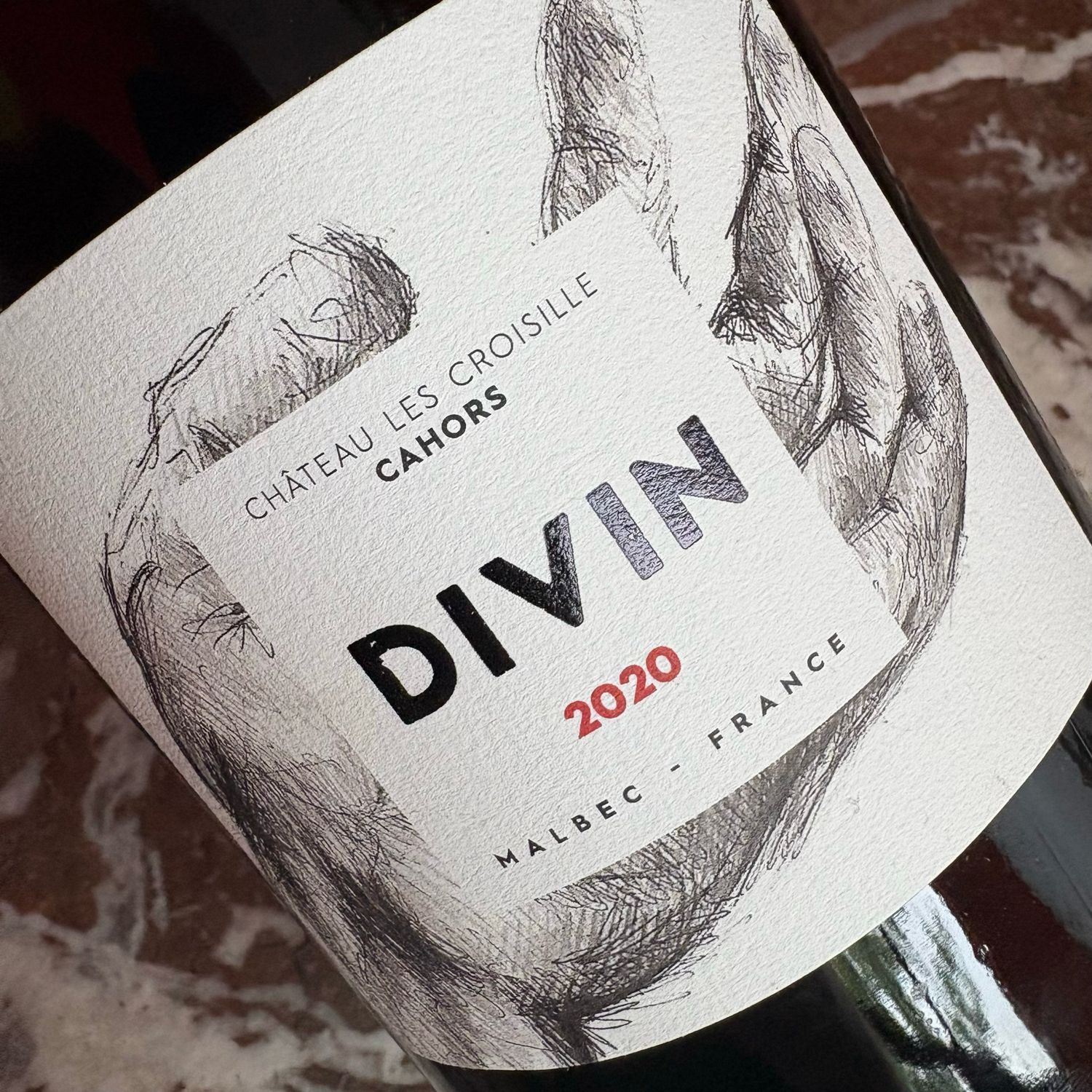 Château Les Croisille, Cahors, Divin 2020 (magnum)