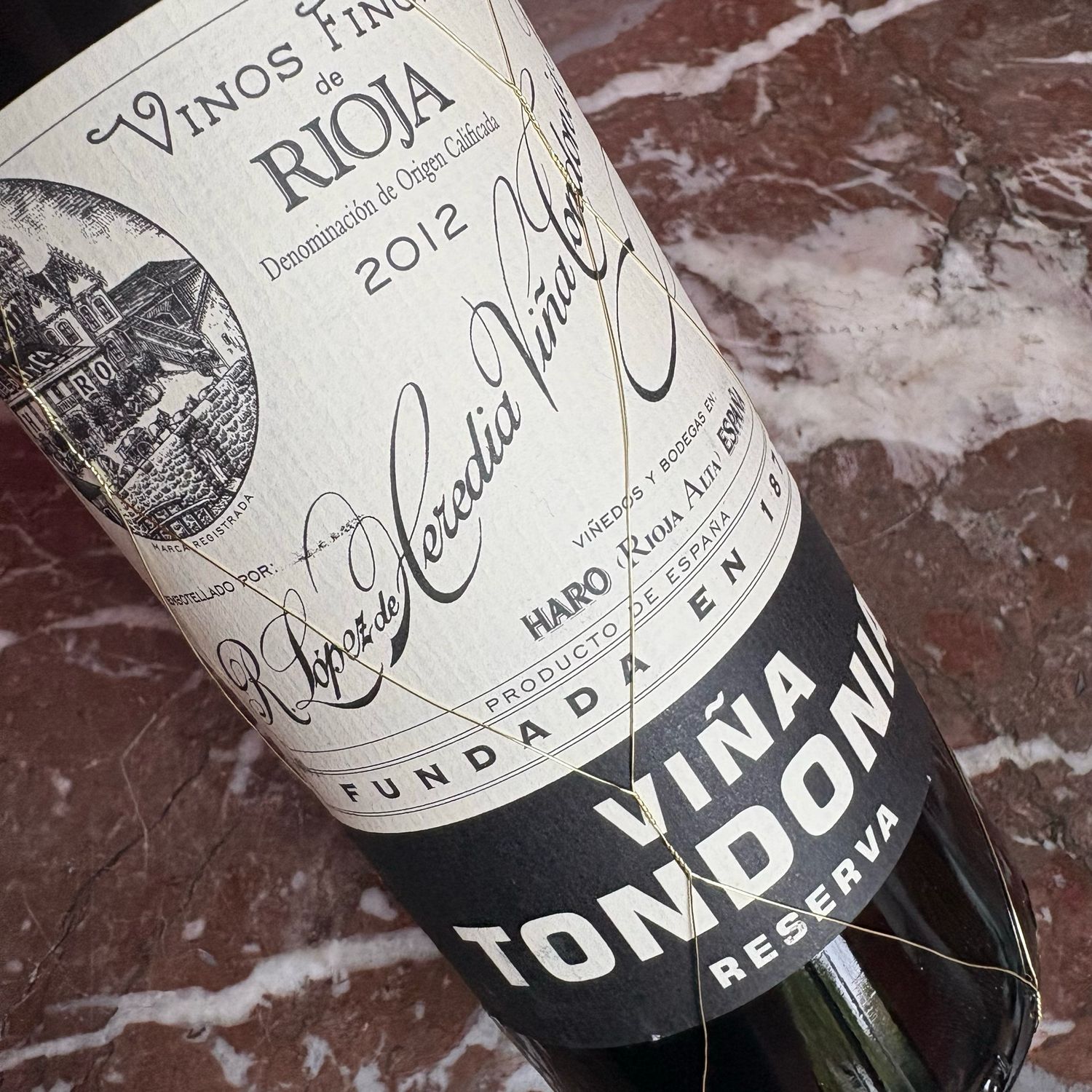 Lopez de Heredia, Rioja Reserva, Viña Tondonia 2012