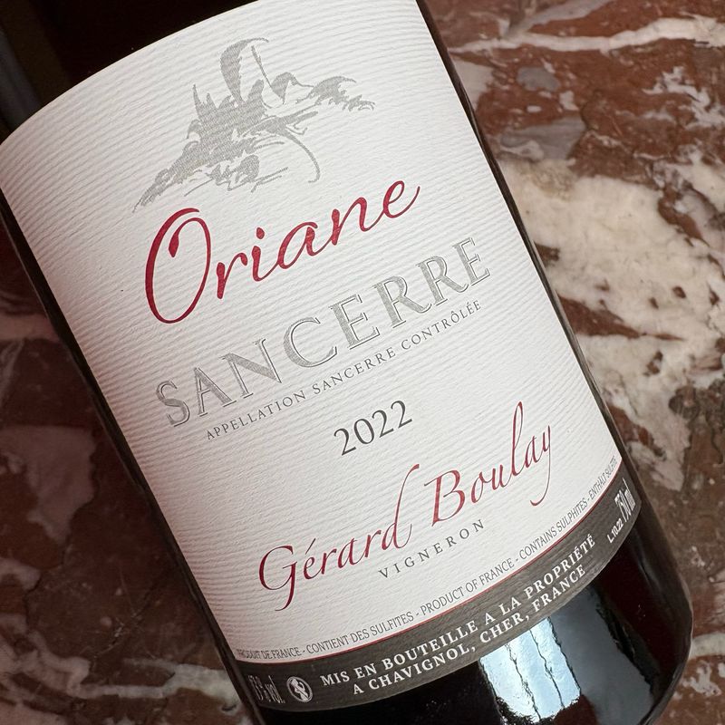 Gérard Boulay, Sancerre, Oriane 2022