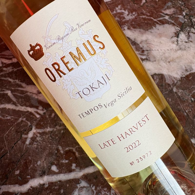 Oremus (Vega Sicilia), Tokaj, Late Harvest 2022 (50 cl)