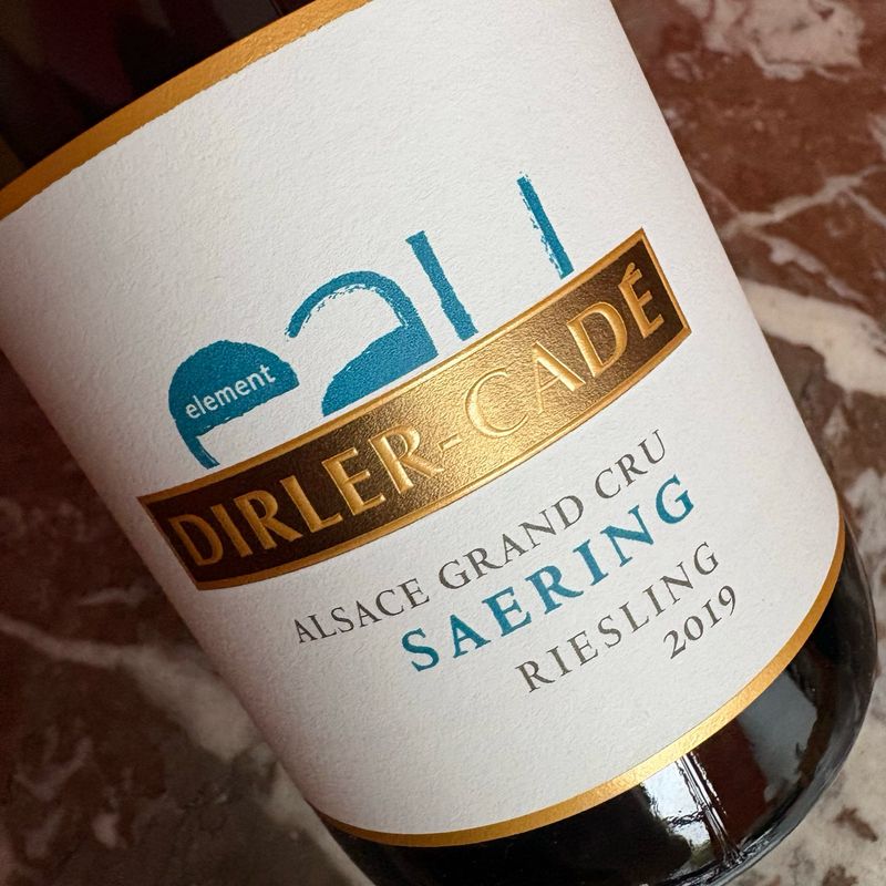 Dirler-Cadé Alsace Grand Cru Saering (Eau) 2019 blanc sec