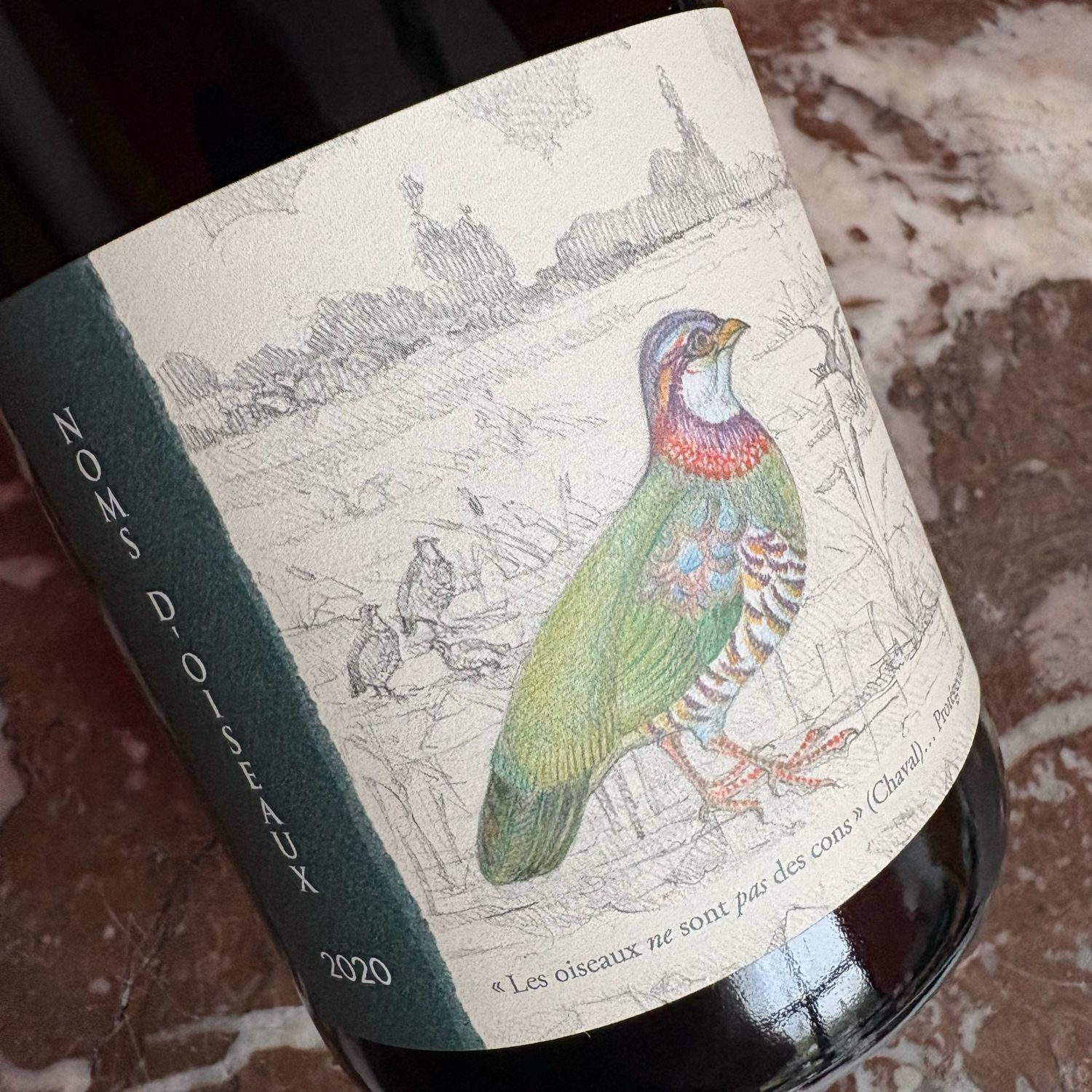 Domaine de la Chevalerie, Bourgueil, Noms d'Oiseaux 2020