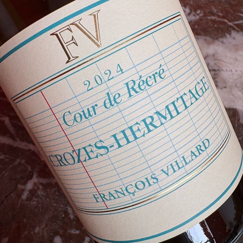 François Villard, Crozes-Hermitage, Cour de Récré 2024