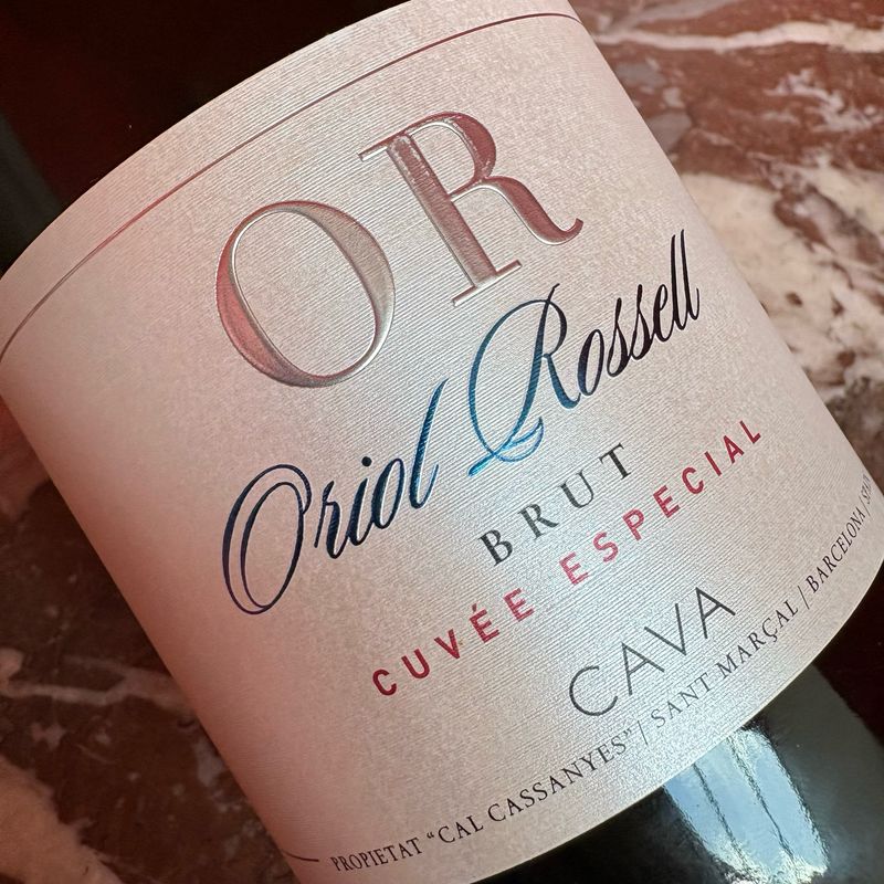 Oriol Rossell, Cava, OR brut cuvée Especial NM