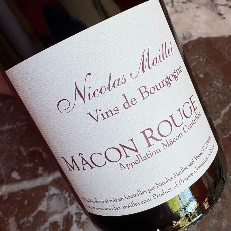 Nicolas Maillet, Mâcon Rouge 2024