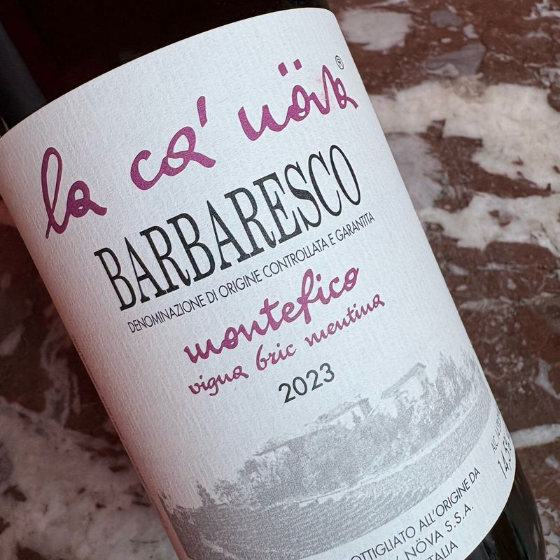 La Cà Növa di Rocca, Barbaresco, Montefico Vigna Bric Mentina 2023