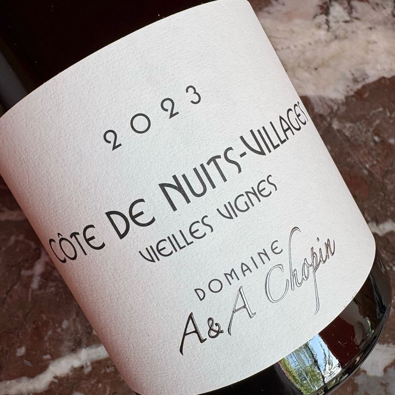 A&A Chopin, Côtes de Nuits-Villages, Vieilles Vignes 2023