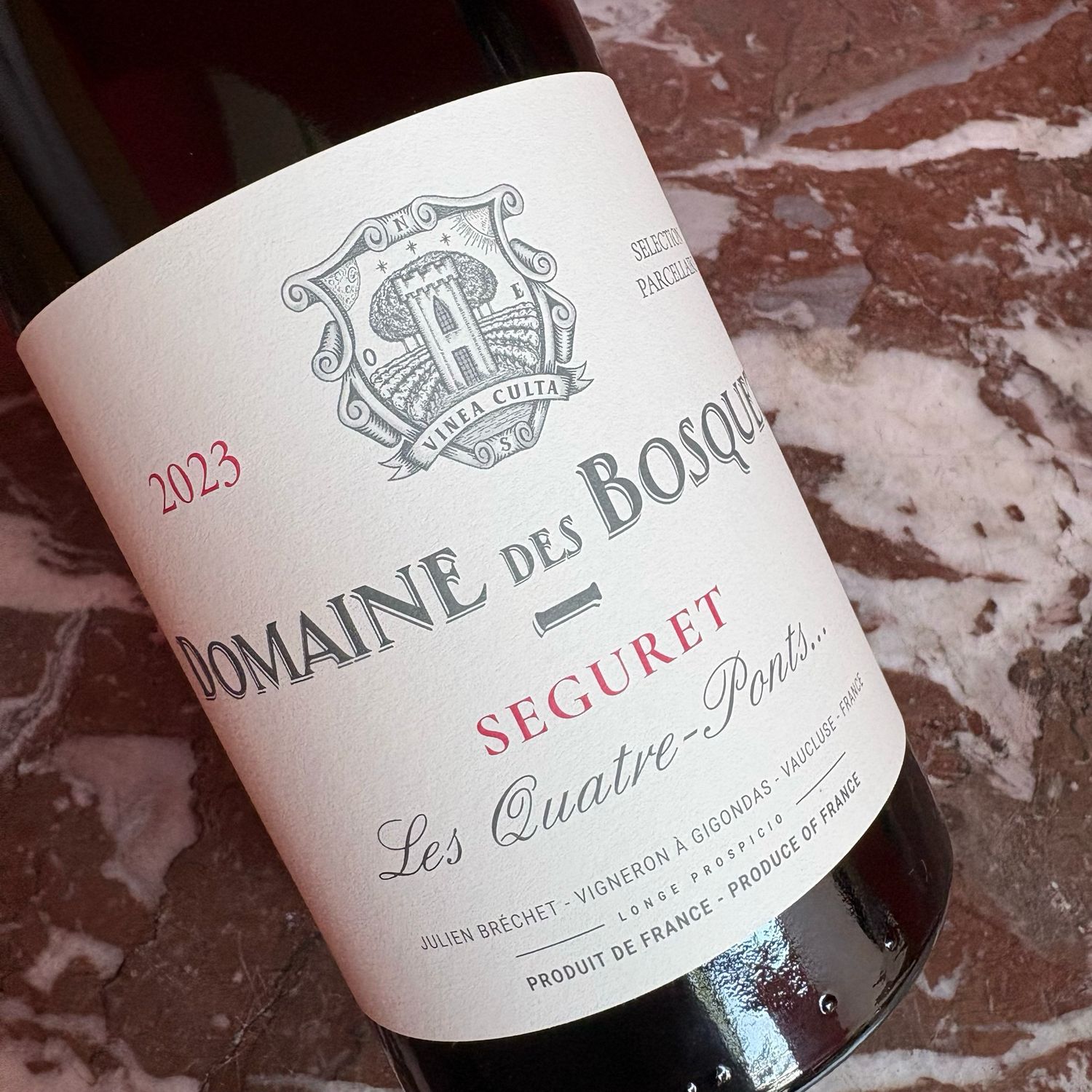 Les Bosquets, Côtes du Rhône-Villages Séguret, Les Quatre Ponts 2023
