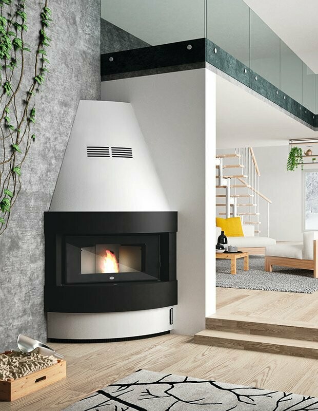 ESTUFA  DE PELLET  RAFAELLO  12  KW EVA CALOR