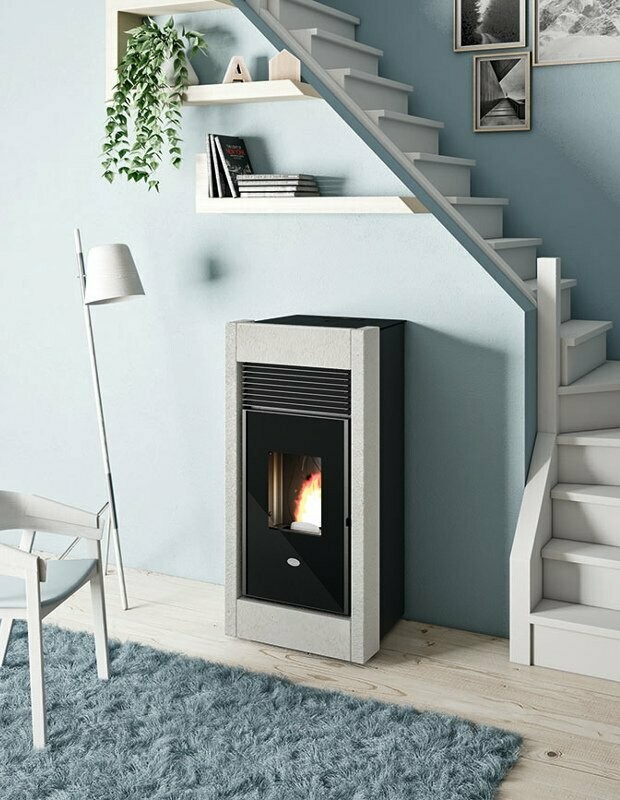 ESTUFA DE PELLET CANALIZABLE BEATRICE 15,4 KW