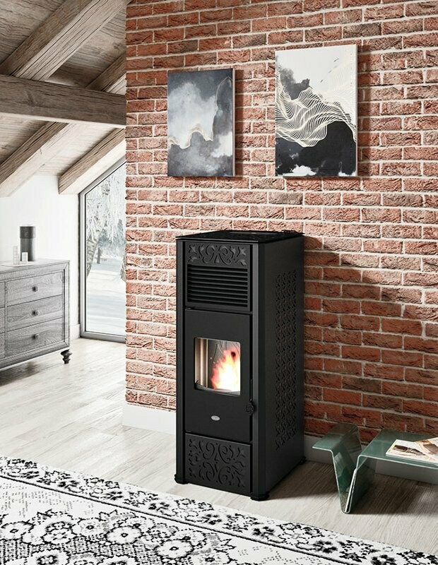 ESTUFA DE PELLET  CANALIZABLE  GEMMA 15,4  KW