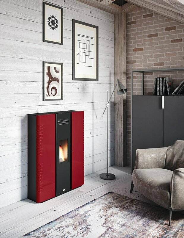 ESTUFA DE PELLET SLIM CECILIA 9,5 KW