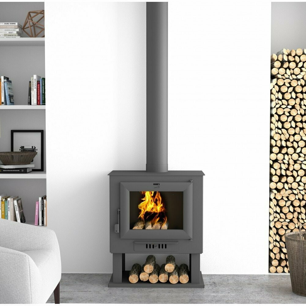 ESTUFA DE LEÑA MODELO CH- 0  FM POTENCIA MÁXIMA 15KW
