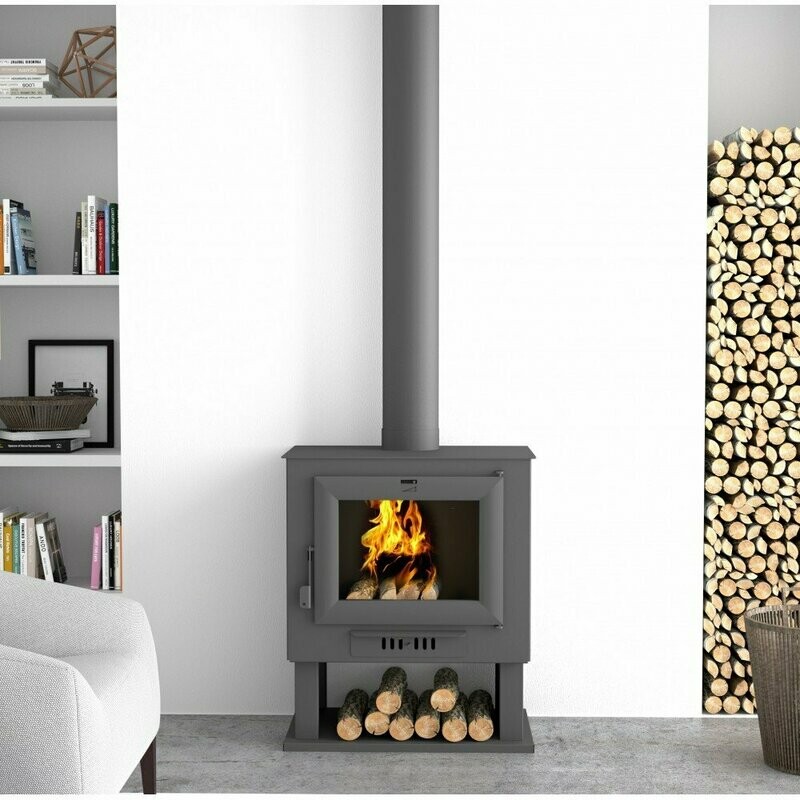 ESTUFA DE LEÑA MODELO CH- 0  FM POTENCIA MÁXIMA 15KW