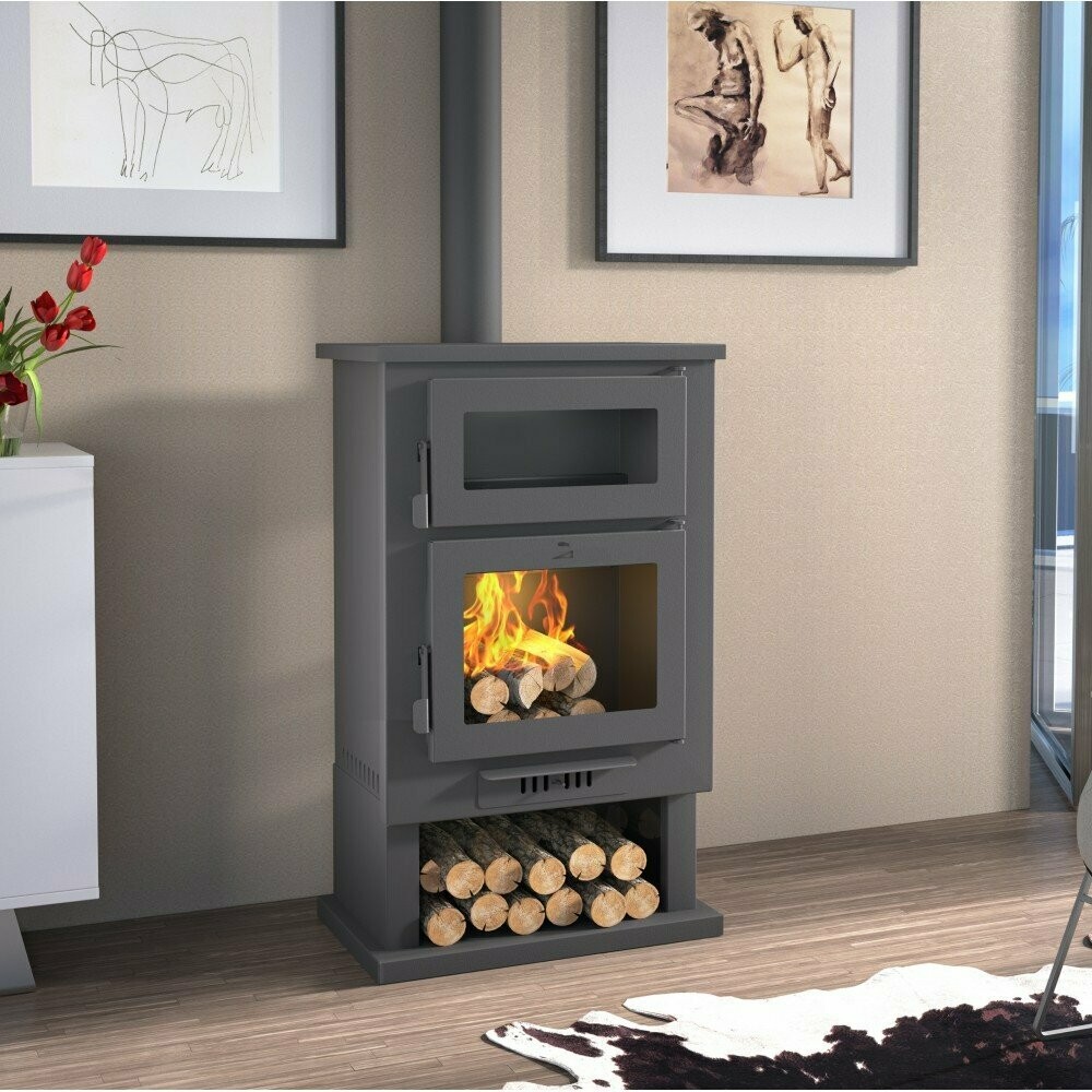 ESTUFA DE LEÑA MODELO CH-3 FM POTENCIA MÁXIMA 15KW