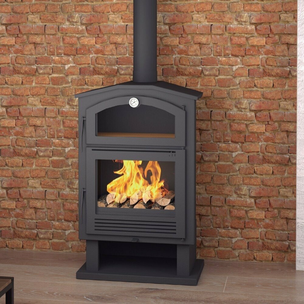 ESTUFA DE LEÑA MODELO CH-4   FM  POTENCIA MÁXIMA 12KW