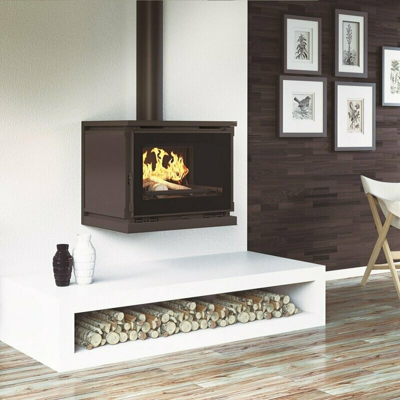 ESTUFA DE LEÑA M-170  FM POTENCIA MÁXIMA 17KW