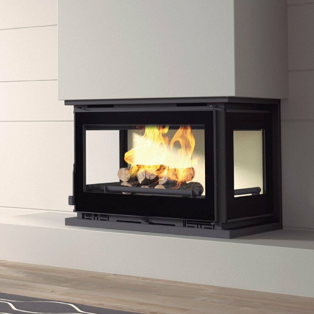 Insertable de Leña a 3 caras Modelo IT-183  FM  POTENCIA MÁXIMA 18KW